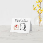 あなたの靴下に何が入っていて欲しい？ カード (黄色い花)