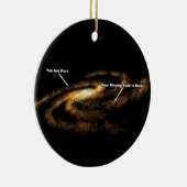 あなたの靴下はここにあります 銀河系 セラミックオーナメント (右)