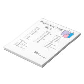 「あなたの鞄の中は？」ゲームノート ノートパッド (回転)