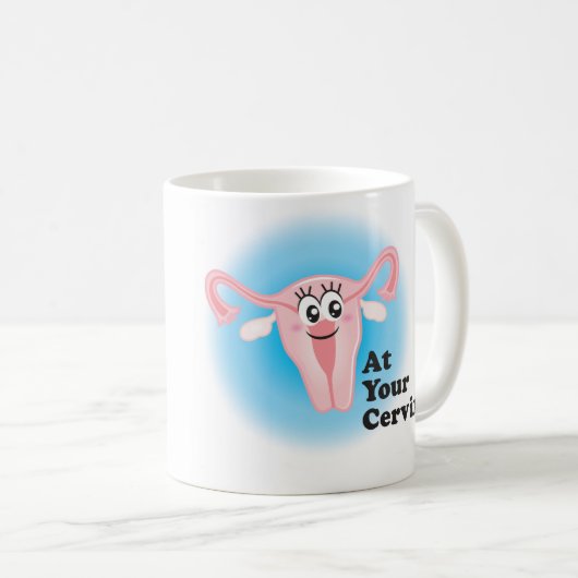 あなたの頚部のコーヒー・マグ コーヒーマグカップ (正面右)