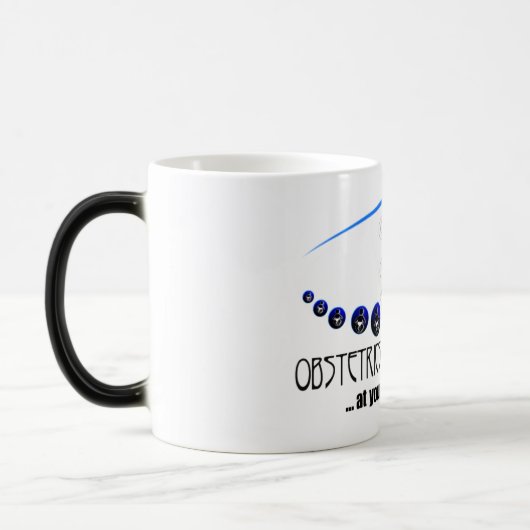 あなたの頚部のOB/GYN -おもしろいな医学 モーフィングマグカップ (左)