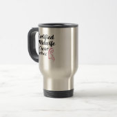 あなたの頚部旅行コーヒー・マグの証明された助産婦 トラベルマグ (正面左)