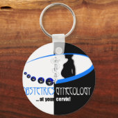 あなたの頚部- OB/GYN (婦人科医のユーモア) キーホルダー (正面)