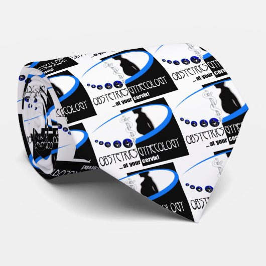 あなたの頚部- OB/GYN (婦人科医のユーモア) ネクタイ (ロール)