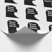 あなたの顔ここコピー ラッピングペーパー (角)