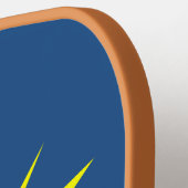 あなたの顔でおもしろいBlue Smackトークサーブ ピックルボールラケット (左詳細)