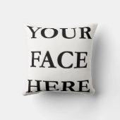 あなたの顔のカスタム クッション (裏面)