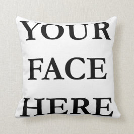 あなたの顔のカスタム クッション