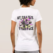 あなたの顔のスケート! Tシャツ (裏面)