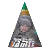 あなたの顔の写真の宇宙飛行士のパーティーの帽子を加えて下さい パーティーハット (正面)