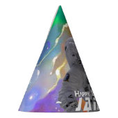 あなたの顔の写真の宇宙飛行士のパーティーの帽子を加えて下さい パーティーハット (左)