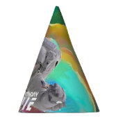 あなたの顔の写真の宇宙飛行士のパーティーの帽子を加えて下さい パーティーハット (右)