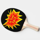 あなたの顔の卓球ラケット 卓球ラケット (横)
