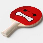 あなたの顔の積極的な怖さ 卓球ラケット (正面アングル)