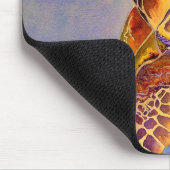 あなたの顔のmousepadのカメ マウスパッド (コーナー)