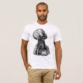 あなたの顔のTシャツの白の中 Tシャツ (正面フル)
