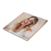 あなたの顔は誕生日の広場の紙コースター タイル (側面)