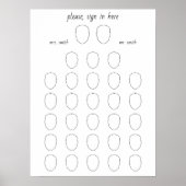 あなたの顔オルタナ結婚ルの28ゲストブックを描画 ポスター (正面)