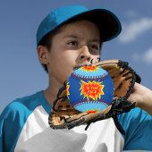 あなたの顔Smackトークの漫画アクションのバブル 野球ボール