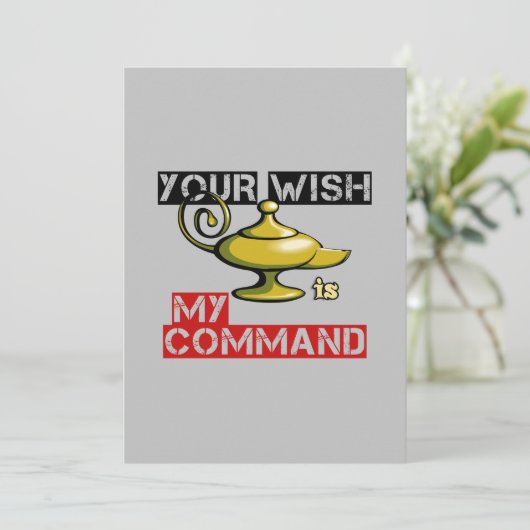 あなたの願いは私のコマンドAladdinランプデザイン シーズンカード (スタンド正面)