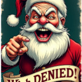 あなたの願い事の誕生日カードをSANTA WISH DENIED! カード