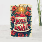 あなたの願い誕生日カードをカエルの願いを拒否する！ カード (正面)