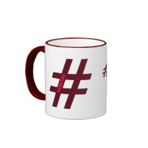 あなたの飲み物の選択と、名前入りなHashtag