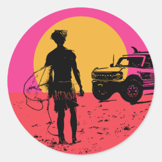 あなたの馬をサーファーに持つ ラウンドシール