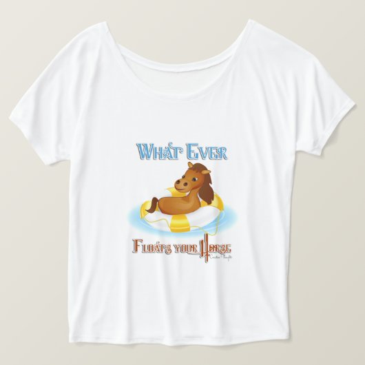あなたの馬を浮かせるものは2 Tシャツ (デザイン正面)
