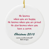 あなたの馬-オーナメント セラミックオーナメント (裏面)