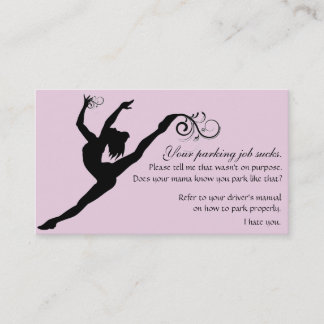 あなたの駐車仕事の最低 紹介カード