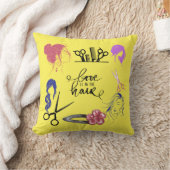 あなたの髪のサロンのための素敵なクッション/枕。ユニーク! クッション (ブランケット)