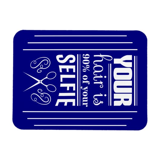 あなたの髪は自撮りの90%だ マグネット (横)