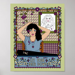 あなたの髪をダウンさせる_A_8x10ポスター ポスター