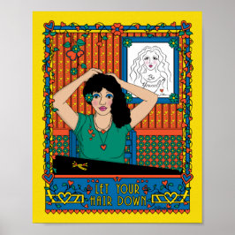 あなたの髪をダウンさせる_B_8x10ポスター ポスター