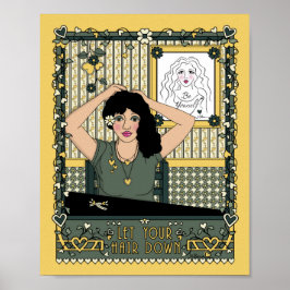 あなたの髪をダウンさせる_C_8x10ポスター ポスター