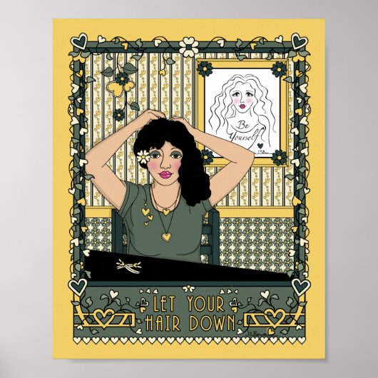 あなたの髪をダウンさせる_C_8x10ポスター ポスター (正面)