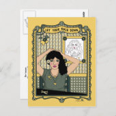 あなたの髪をダウン_C_はがき ポストカード (正面/裏面)