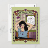 あなたの髪を下ろしなさい_A_はがき ポストカード (正面/裏面)