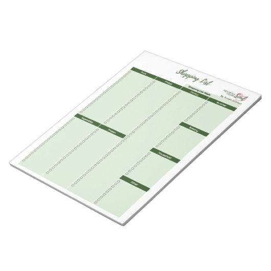 あなたの魂のショッピングリストのメモ帳 ノートパッド (アングル)