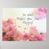 あなたの魂を幸せにするポスターを行う ポスター (正面)