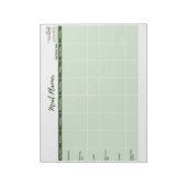 あなたの魂を栄養ウィークリーミールプランナー ノートパッド (回転)