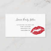 あなたの魅力を見せ素晴らしる:化粧 名刺 (裏面)