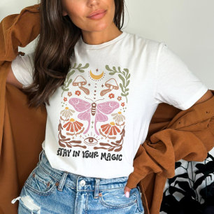 あなたの魔法ボホフローラインスピレーション引用文 Tシャツ