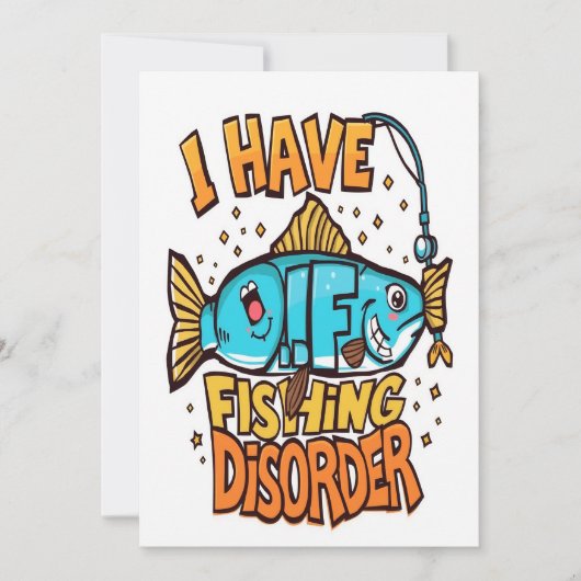 あなたの魚釣り障害を受け入れる 招待状 (正面)