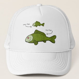 あなたの魚。 私の魚。 サイズの問題か。! キャップ