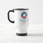 あなたの鼻を握り、オバマ2012年を投票して下さい トラベルマグ (左)