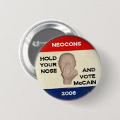 あなたの鼻を握り、投票して下さい 缶バッジ (正面&裏面)