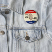 あなたの鼻を握り、投票して下さい 缶バッジ (インサイチュ)