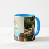 あなたの1つから3つの写真のカスタムによって印刷されるマグ マグカップ (正面右)